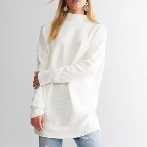 Free People Casey Mock Neck Top